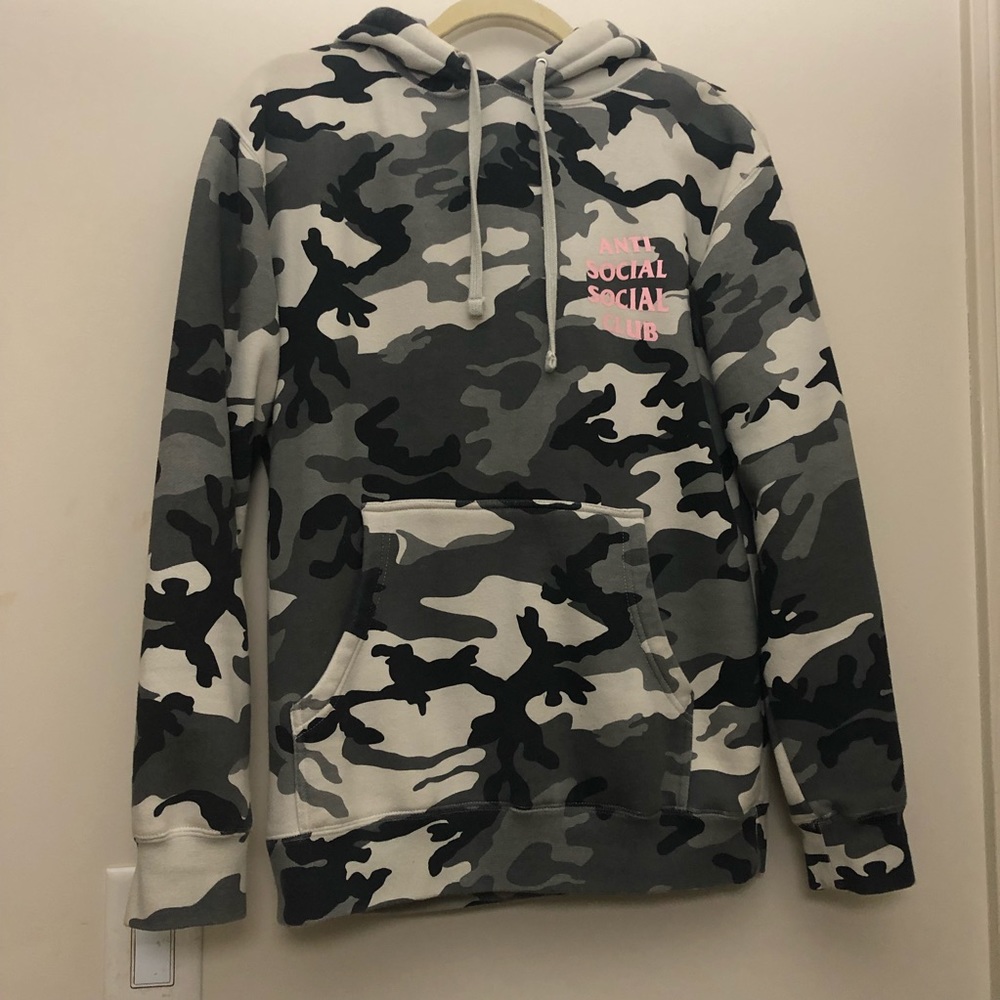 Anti Social Social Club Camo Hoodie S